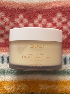 OUAI Body Crème St. Barts - Pale Yellow Jar